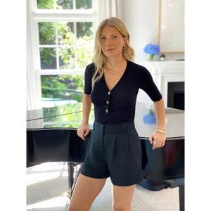 Goop Marty High-Waisted Shorts